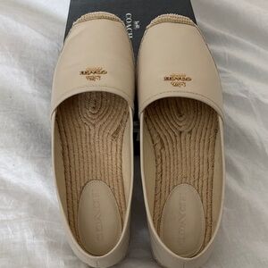 Coach Women's Rye Nappa Chalk size 9.5